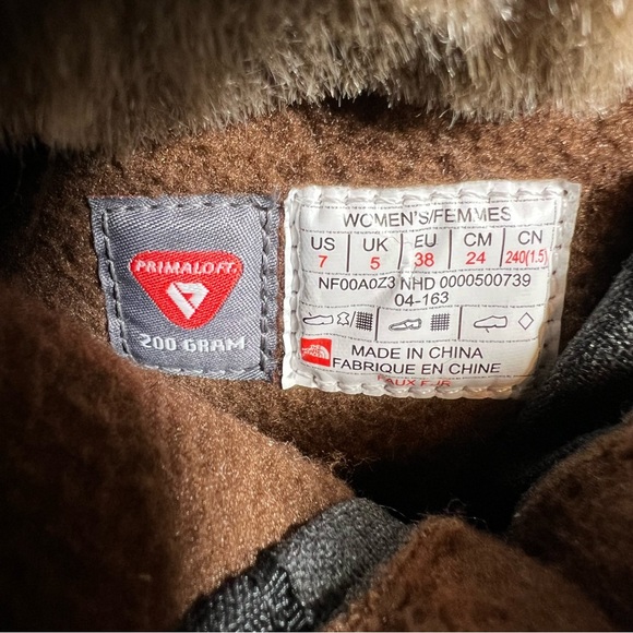 🎉HP🎉 The North Face Nuptse Purna Waterproof Faux Fur Trim Winter Boots 7 EUC - Picture 9 of 12